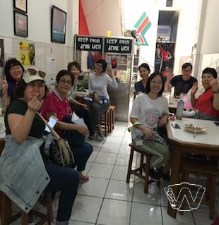 Bogor Indonesia Ngoh Hiang Shop Seating