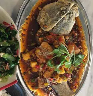 Little Elephant deep fried Seabass w 3 flavour at Tiong Bahru Estate 57 Eng Hoon Street