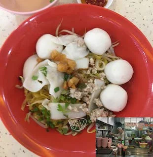 Mee Pok by 6 decades old Yuan Ji  Fishball Noodle at Tiong Bahru Market 30 Seng Poh Road #02-72