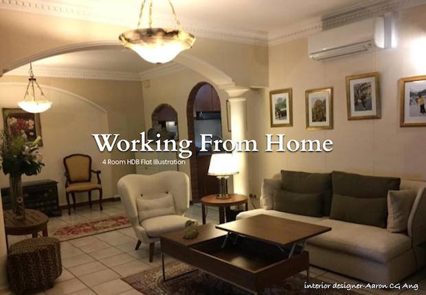 Work From Home Living Room
